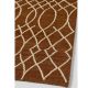 Moroccon Design Dark Goldwhite Wool Rug